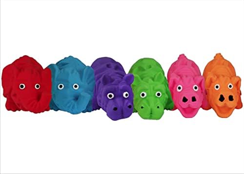 HDP Latex Squeaking MINI Toy Bundle Color:Set Pack of 3