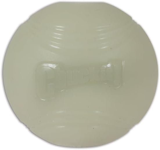 Chuckit! Glow in the Dark Bouncy Balls - Ball for Dogs, Dog Toy, Max Glow Balls - Extra-Large, 3.5 Inch (Pack of 12)