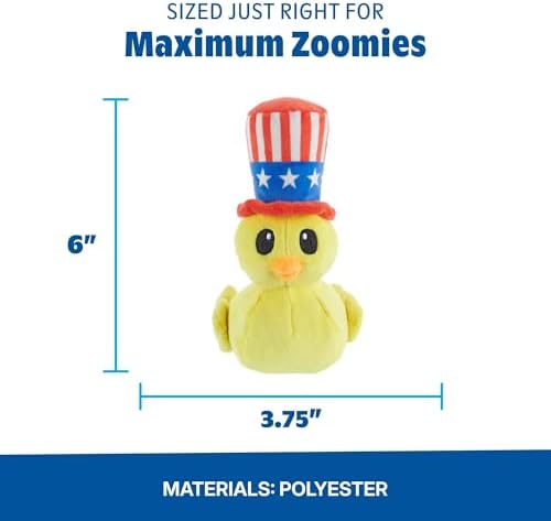 BarkBox Uncle Duck Dog Toy - Toy for Small to Medium Dogs