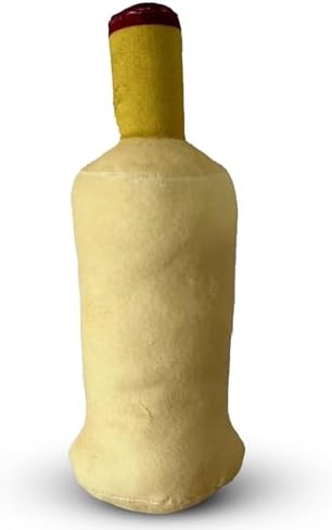 Jose Grrruevo – Luxurious Parody Plush Dog Toy with Squeaker, Premium Fabric, Embroidered Details, Designer-Inspired Chew Toy, Fun Gift for Medium Dogs & Dog Lovers
