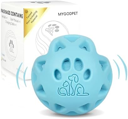 Interactive Dog Toys, [2026 Latest] Smart Dog Balls with Ball Cover, 4 Movement Modes, Durable TPU Material, Motion Activated Automatic Moving Rolling Ball