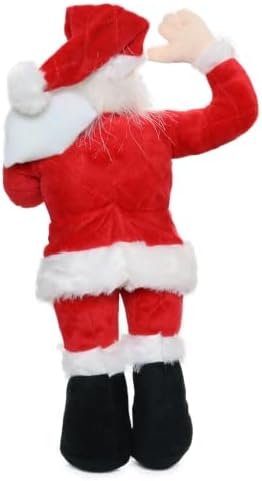 MIGHTY- Arctic Santa - Squeaker-Multiple Layers. Made Durable, Strong & Tough. Interactive Play (Tug, Toss & Fetch). Machine Washable & Floats