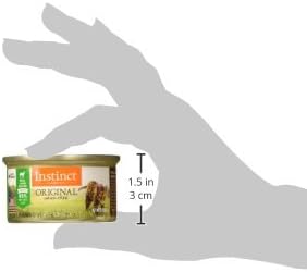 Instinct Pate Entrees, Wet Canned Cat Food, Real Lamb, 3 oz (24 Count) | Rich & creamy pate texture, high protein, real lamb, whole-food ingredients, grain-free, hydration support