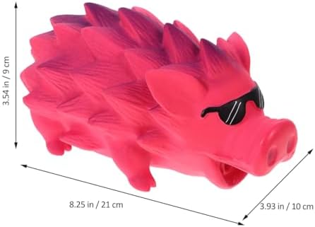 BESTOYARD Squeaky Dog Toy Interactive Puppy Chew Toy for Teeth Cleaning Tooth Molding Pet for Small and Large Dogs Bite Resistant 8.26 X 3.93 X 3.54 in 1 Pack