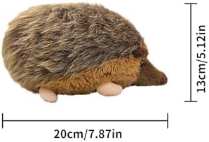 Plush Hedgehog Dog Toys, Squeaky Dog Toys for Aggressive Chewers, Funny Dog Stuffed Animals Chew Toy for Puppy Small Medium Large Dogs