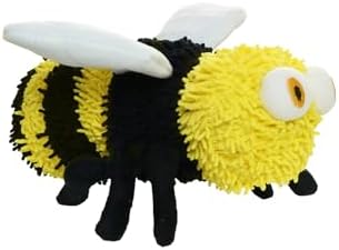 MIGHTY® 2 Pack Microfiber Medium Bee Dog Toys