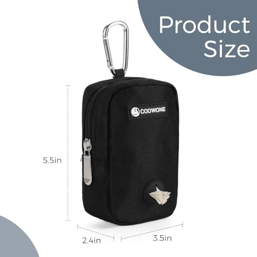 Dog Treat Pouch with Clip, Treat Pouches for Pet Training, Small Dog Treat Container Treat Bag for Leash, Waterproof Dog Treat Bag, Hands-free Training Pouch