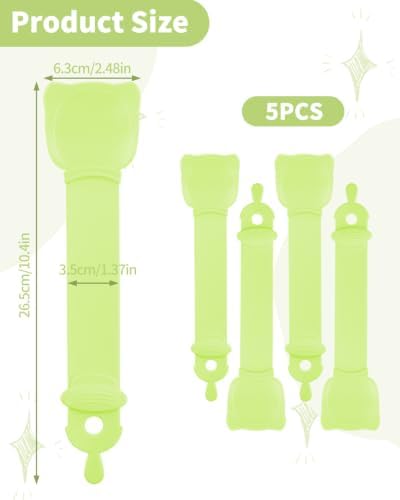 5-Pack Cat Treat Dispenser Spoon, Lickable Cat Treat Spoon for Wet Food