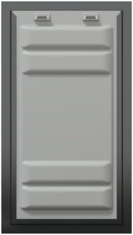 Endura Flap Single Flap Pet Door for Thick Walls | Deep Wall Design up to 13" Thick | Insulating Dual-Layer Flap & Durable Aluminum Frame | Includes Locking Cover | Black, XL, Single Flap