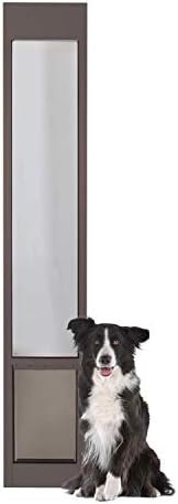 PetSafe Sliding Glass Pet Door, 1 Piece, Large Dogs to 100 lb, Bronze