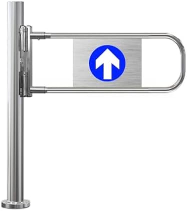 Automatic Two-Way Swing Gate - Heavy-Duty Stainless Steel Entrance Barrier, Safe Pedestrian Automatic Control Gate for Enhanced Security and Convenience