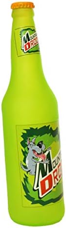 SILLY SQUEAKERS Tuffy 2 Pack Beer Bottle Dog Toy: Squeaky Dog Toy, Washable and Floats, Vinyl