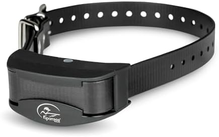 SportDOG NoBark Bark Collar | Silent Partner Bark-Only Detection, 8 Progressive Static Levels, DryTek Waterproof, Replaceable Battery, Dogs 8 lb+, 5-22 in