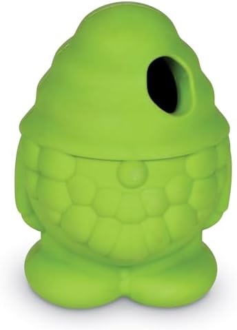 Brightkins Tough & Tumble Treat Dispenser Small Gnome - Tough Dog Toys, Interactive Puppy Toys, Puzzle Feeder for Dogs, Dog Treat Dispensing Ball, Mental Stimulation for Dogs, Enrichment Toy, Pet Toy