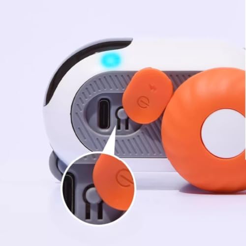 Smart Remote Control Cat Toy Car - Interactive Automatic Robotic Teasing Mouse with Feathers, Rechargeable Self-Moving Kitten Toy for Carpet Wood Floor, Touch-Activated Standby