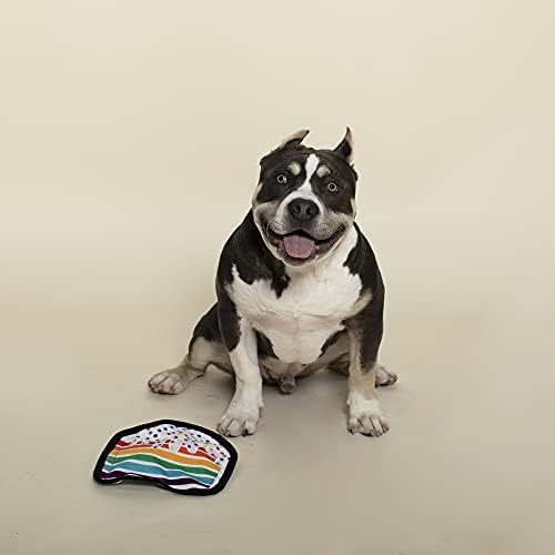 Fringe Studio Plush Dog Toy, Durable, Piece of Cake (729063)