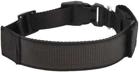 Programmable LED Dog Collar with App Control, Rechargeable High Visibility Yellow Pet Safety Collar for Night Walks, Compatible with SPOTLED App