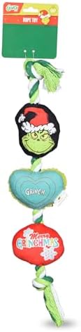 Dr. Seuss The Grinch Holiday Rope Dog Toy, 14 Inch