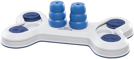Trixie Flip Bone Dog Enrichment Toy, Beginner Level 1 Dog Puzzle, Interactive Treat Game