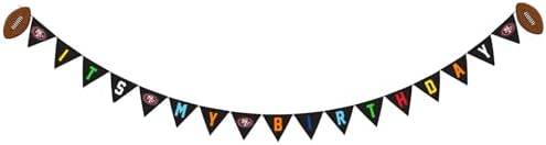 NFL SAN Francisco 49ERS Dog Birthday Party Set 9pcs with 1 Football Bandana Small/Medium, 1 Banner, 1 Birthday Cake Toy & 6 B-Day Balloons, Dog Birthday Set, Costume, Fun Doggie Pawty Accesories