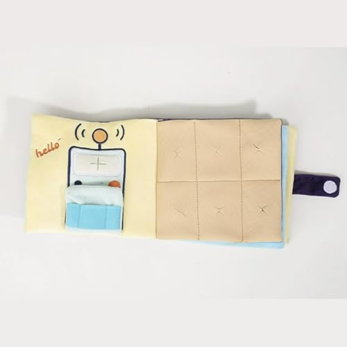 Dog Snuffle Sound Book Crinkle Hide Treat Puzzle (Universe)
