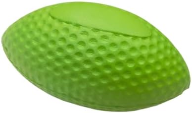 EVA bite-Resistant pet Football Dog Interactive Teething Toy can be Thrown and Bitten Training Ball Elastic and Light Human pet Throwing Ball (Green)