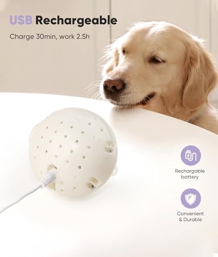 Petbobi Interactive Dog Toys for Small Medium Breeds Moving Barking Ball