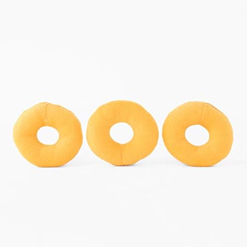 ZippyPaws Burrow Replacement Miniz, Enrichment Squeaky Toy - Holiday Donutz