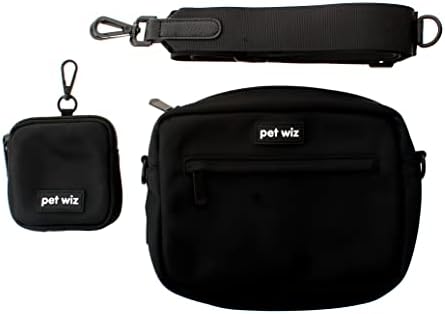 pet wiz Dog Walking Bag with Adjustable Strap