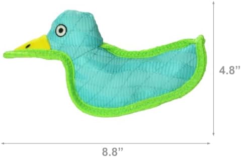 Tuffy® - DuraForce® : 2 Pack Duck Dog Toy: Ultra Durable Plush Toy with Multiple Layers & Reinforced Seams, Washable and Floats, DuraForce® Construction