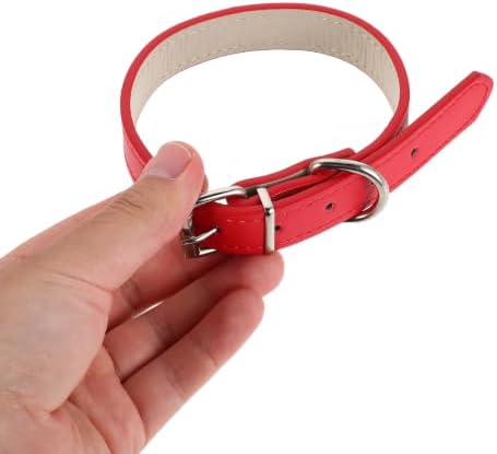 4pcs Adjustable Pu Pet Collar for Dogs and Cats Waterproof Neck Strap
