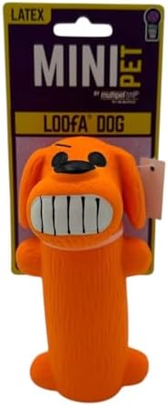 Multipet Mini Latex Loofa Dog Toy, X-Small