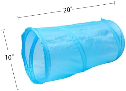iCAGY Cat Tunnel for Indoor Small Cats Kittens Rabbits, Foldable Tube Toys