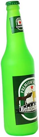 SILLY SQUEAKERS Tuffy 2 Pack Beer Bottle Dog Toy: Squeaky Dog Toy, Washable and Floats, Vinyl