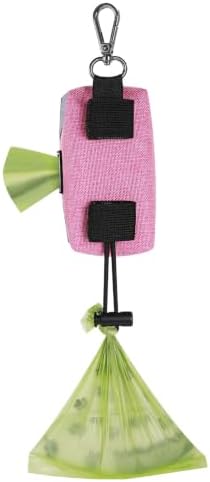 Dog Poop Bag Holder for Leash, Pink