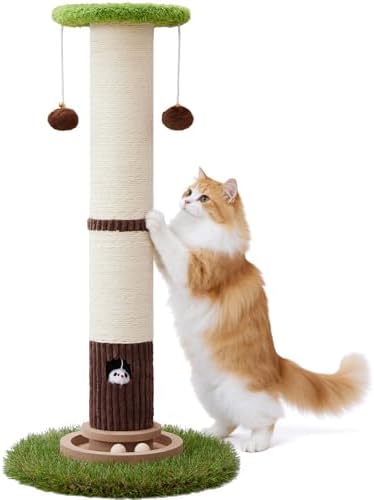 Woochpet 34" Tall Cat Scratching Posts,Heavy Duty and Thicker Cat Scratcher