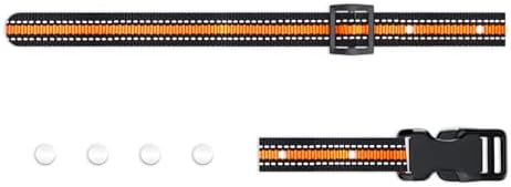 Replacement Nylon Collar Strap for AIKEEP 2-in-1 Dog Shock Collar and Bark Collar OTB3 (Orange)