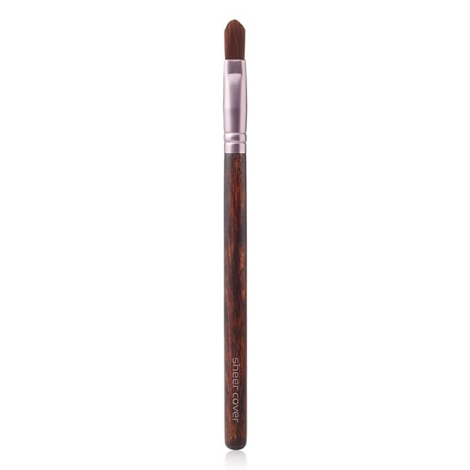 Sheer Cover – Flawless Face Kit – Perfect Shade Mineral Foundation – Conceal & Brighten Highlight Trio – with FREE Foundation Brush and Concealer Brush – Tan Shade – 4 Pieces