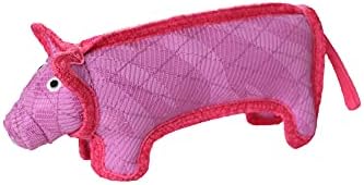 Tuffy® - DuraForce® : Pig Dog Toy: Ultra Durable Plush Toy with Multiple Layers & Reinforced Seams, Washable and Floats, DuraForce® Construction