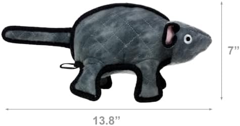 TUFFY® 2 Pack Cow Mouse Large Ultra Durable Plush Dog Toys