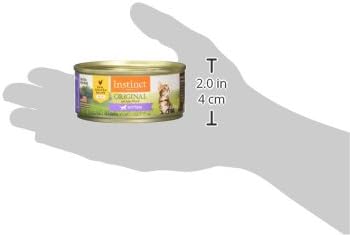 Instinct Original Pate Kitten Wet Cat Food, Grain Free - Real Chicken, 5.5 oz. Cans (Pack of 12) | Rich & creamy pate texture, chicken, salmon & beef liver to support growth, natural DHA for healthy brain and eye development