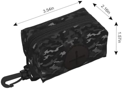Pet Waste Bag Dispenser Dog Poop Bag Holder-Black Camo