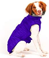 Dog Gone Smart Hemlock Puffy Dog Jacket, Indigo, 12"