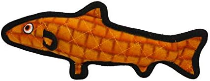 TUFFY® : 2 Pack Trout Dog Toy: Ultra Durable Plush Toy with Multiple Layers & Reinforced Seams, Washable and Floats, Original Construction