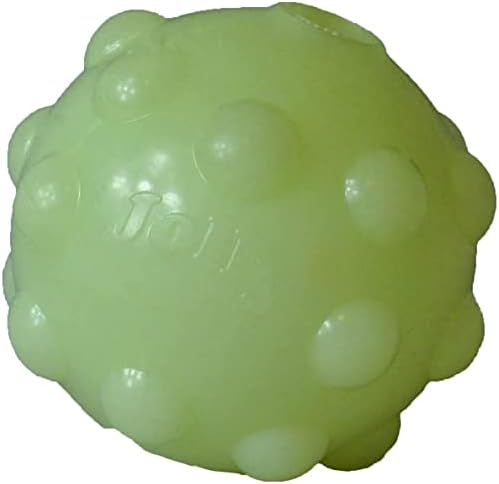 Jolly Pets Jolly Jumper Bouncing Treat Dog Ball, 4 in Large, Glow