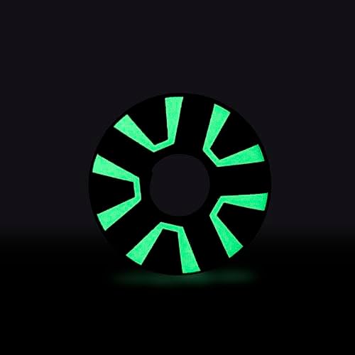 Chuckit! Max Glow Zipflight Flying Disc Dog Toy, Floats, Medium, 8.5in