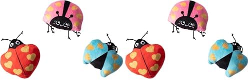 Fringe Studio Plush Dog Toy, Buggy for You, Small 3 Piece Set, Pet Shop Collection (662028) (Pack of 2)
