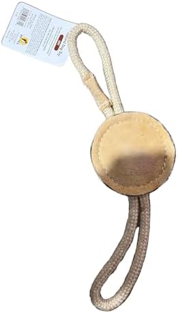Buc-ee's Natural Tug-of-War Dog Toy - Durable Rope for Interactive Play and Chewing, Brown