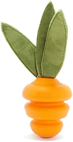 BarkBox Deep Roots Carrot Super Chewer - Toy for Small Dogs