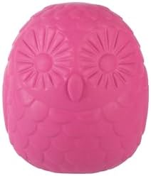 Fringe Studio You're A Hoot HOT Pink Rubber Dog Toy, Pet Shop Collection (518045)